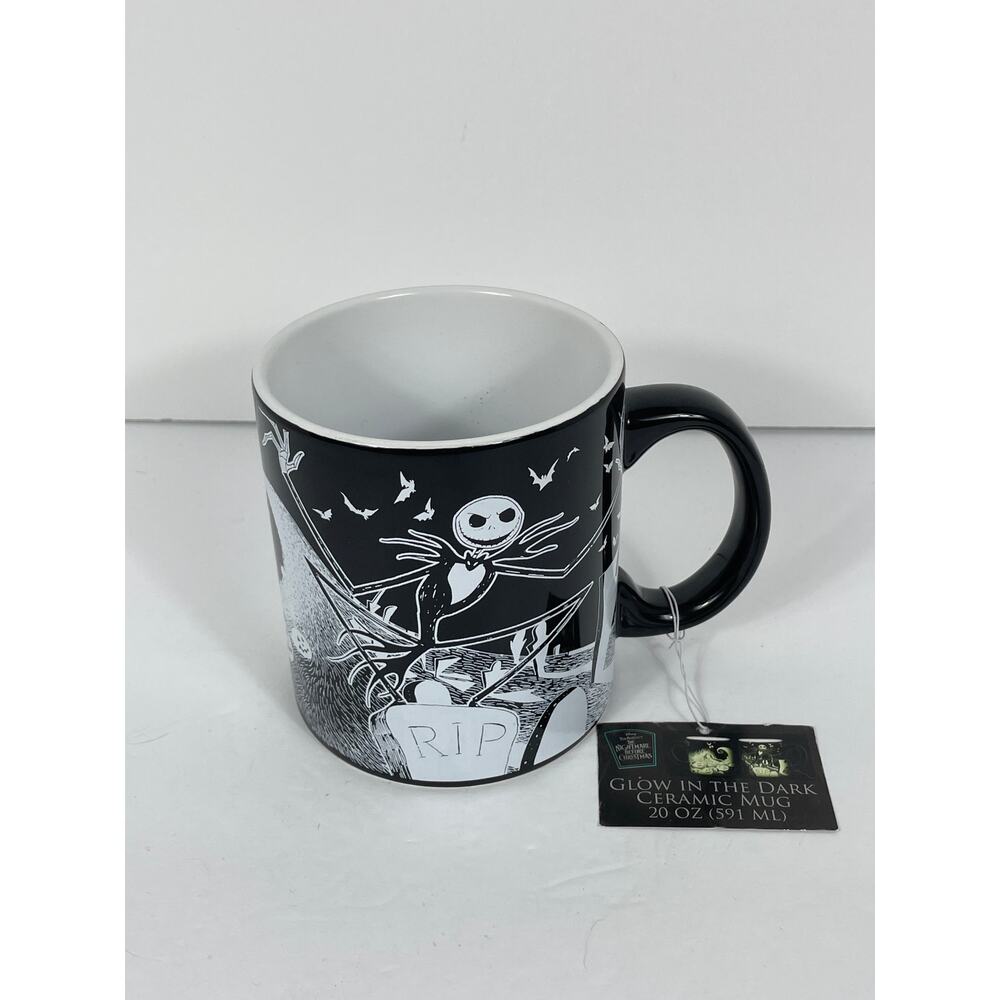 Disney Nightmare Before Christmas Glow In Dark Mug 20oz